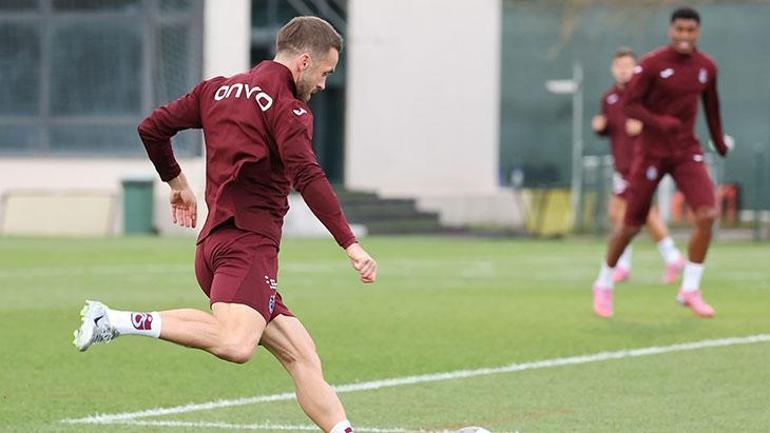 Trabzonspor, Gaziantep FK maçı öncesi antrenmanları sürdürdü