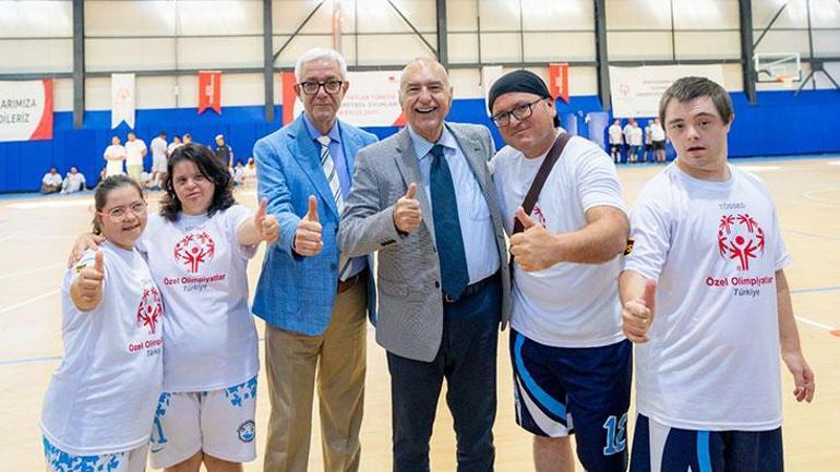 Özel sporcular için Antalyada basketbol turnuvası