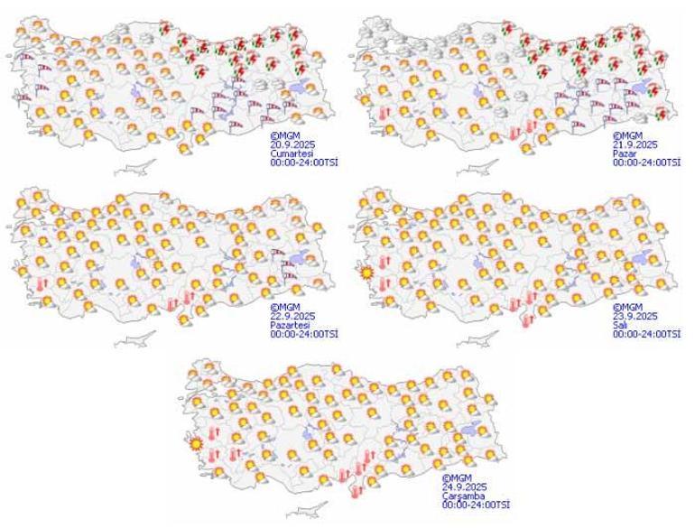Son dakika… Meteoroloji 13 kent için uyardı Sağanak ve sel alarmı