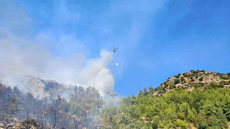 Antalya ve Muğladaki orman yangınları kontrol altına alındı