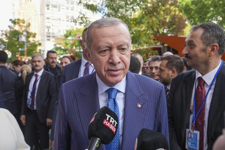 Cumhurbaşkanı Erdoğan BM Zirvesi için ABDde: Trump ile görüşmemiz Orta Doğu için çok önemli