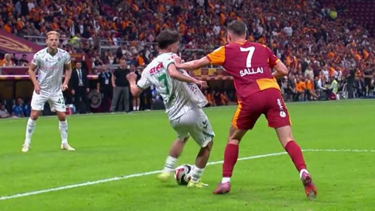 Galatasaray maçında tartışma yaratan pozisyon Eski hakemler yorumladı: Risk almış