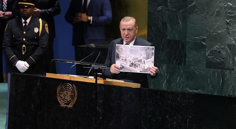 Cumhurbaşkanı Erdoğan, BMden dünyaya seslendi: Gazzede insanlık ölüyor