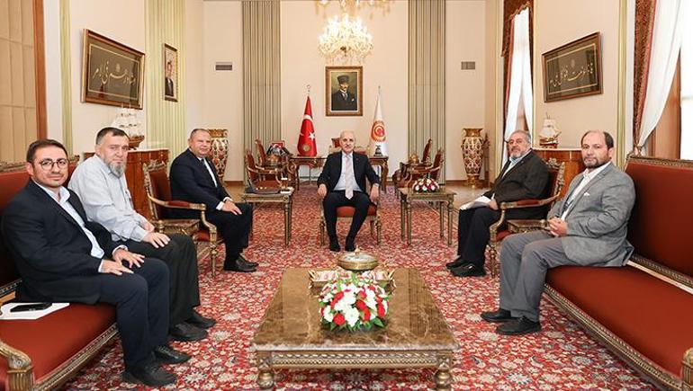 TBMM Başkanı Kurtulmuşa sivil toplum kuruluşlarından Gazze mektubu