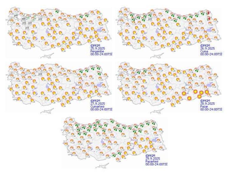 Meteoroloji haritayı güncelledi İstanbul dahil: Yaz bitti, yağmur geliyor