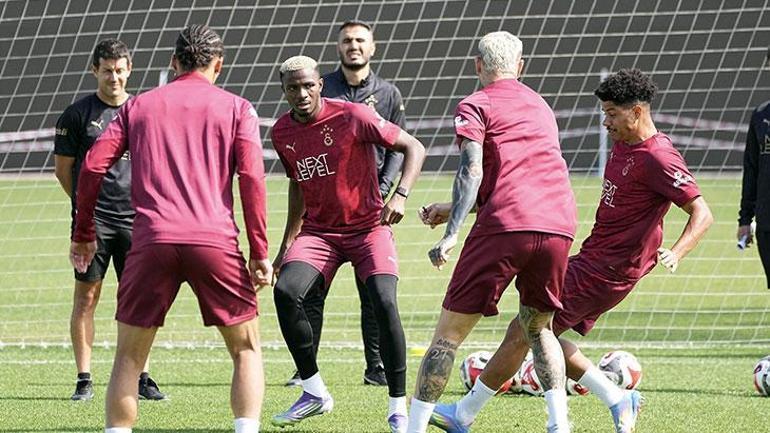 Galatasarayda Alanyaspor öncesi Victor Osimhenden müjdeli haber