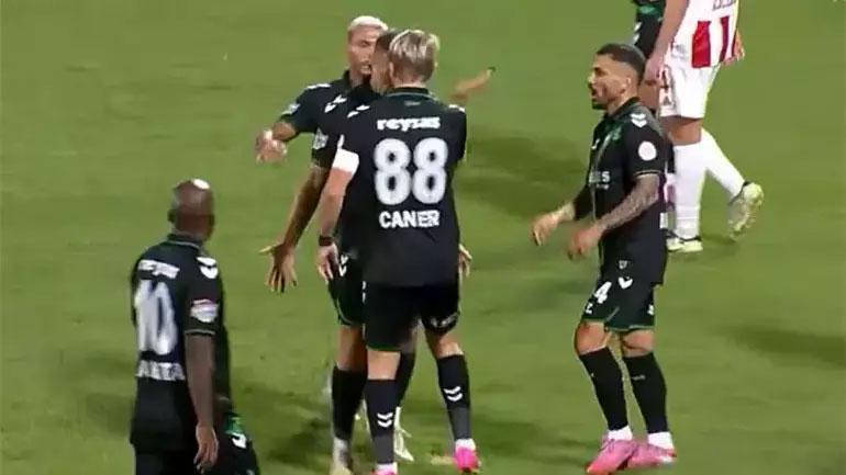 Sakaryasporda Caner Erkin için kadro dışı kararı Takım arkadaşına tokat atmıştı
