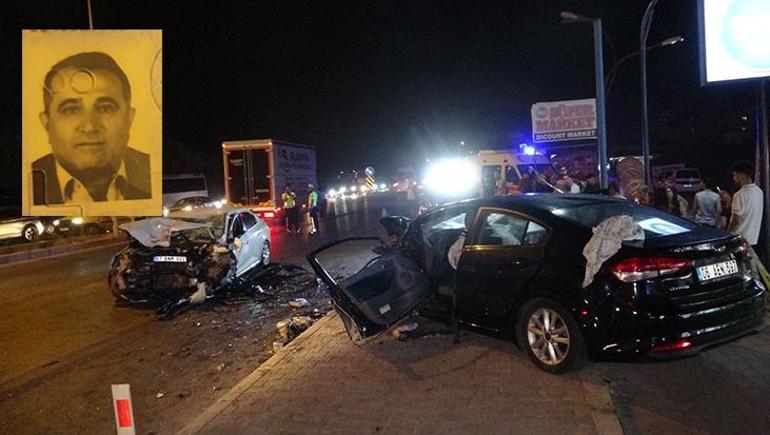 Manavgat’ta feci kaza Otomobil yayaya çarptı, ortalık savaş alanına döndü