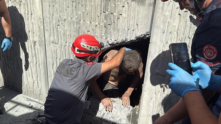 Beyoğlu’nda akılalmaz olay 15 metrelik duvar arasında günlerce mahsur kaldı