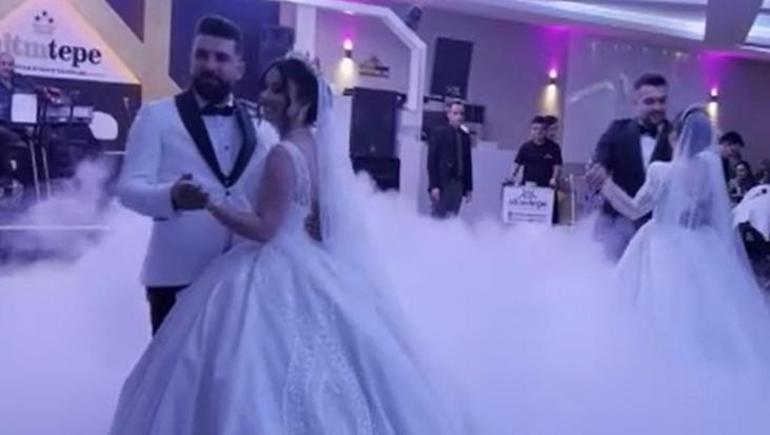 Kayseri’de sıra dışı çifte düğün Kardeşler aynı gün evlendi: Bacanak ve elti oldular