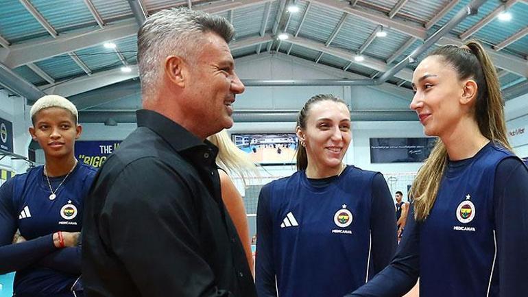 Fenerbahçe Başkanı Sadettin Sarandan voleybolculara ziyaret Hulusi Belgünün yerine yeni isim