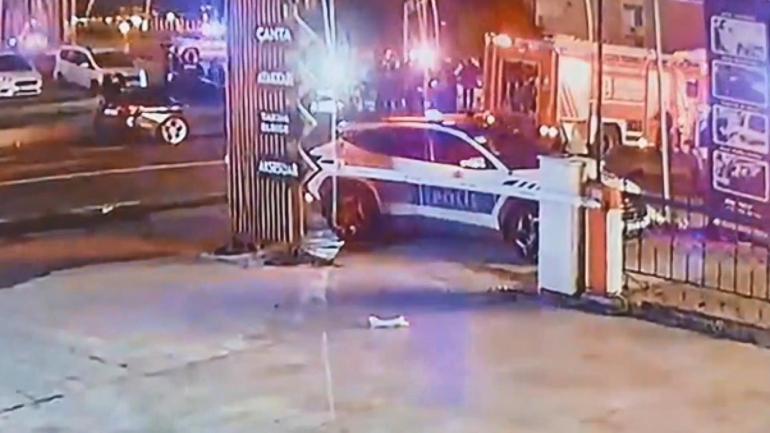 Büyükçekmece’de polis takibi feci kazayla sonlandı: 1 ölü, 2si polis 3 yaralı