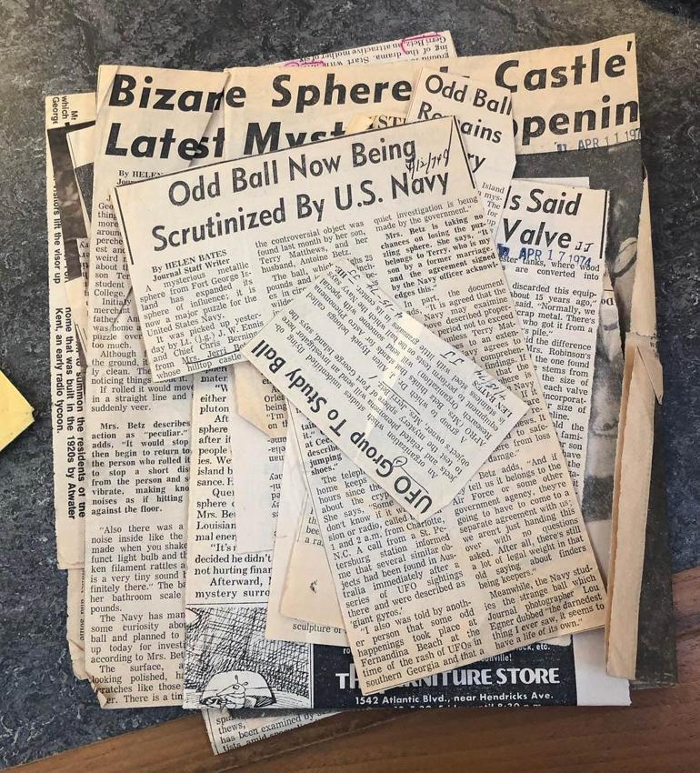 Yangın sonrası beliriverdi Metal kürenin 50 yıllık esrarı: Hareket edip sesler çıkartıyor