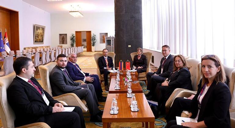 Bakan Göktaş, Sırbistan’da mevkidaşlarıyla bir araya geldi