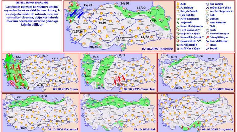 Meteoroloji cuma günü için uyardı Sıcaklık 6 derece düşecek: İstanbul, Ankara ve İzmir...