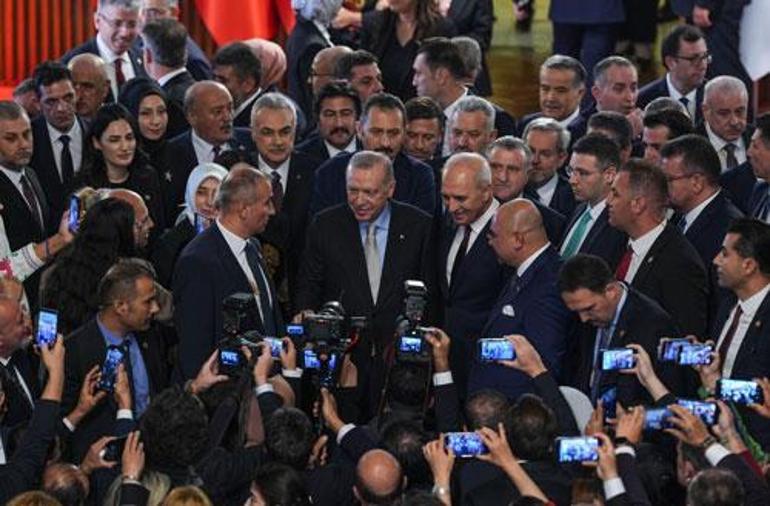 TBMM Başkanı Kurtulmuş, yeni yasama yılı dolayısıyla resepsiyon verdi