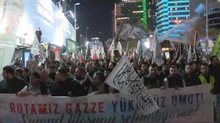 İstanbul’da ABD ve İsrail Konsolosluğu önünde protesto gösterisi düzenlendi