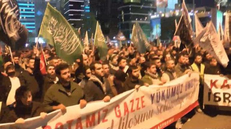 İstanbul’da ABD ve İsrail Konsolosluğu önünde protesto gösterisi düzenlendi