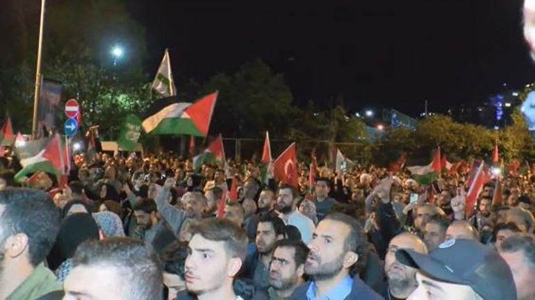 İstanbul’da ABD ve İsrail Konsolosluğu önünde protesto gösterisi düzenlendi