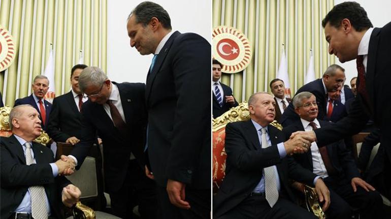 Geceye damga vuran kare Yıllar sonra Erdoğan, Davutoğlu ve Babacan yan yana