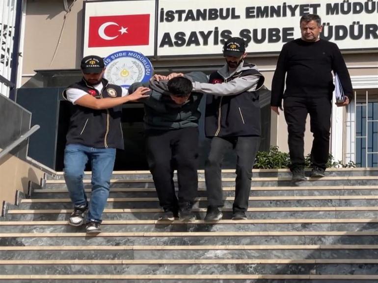 Gaziosmanpaşada Anneme mesaj attın cinayeti Bıçaklı saldırgan kamerada