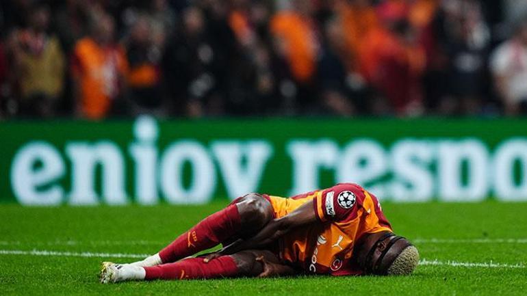 Beşiktaş öncesi Galatasarayda Victor Osimhen antrenmanda yer almadı
