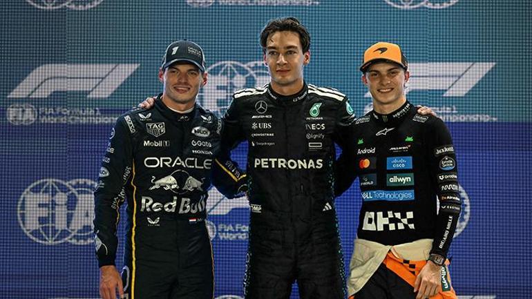 Singapur Grand Prixsinde pole pozisyonunun sahibi George Russell
