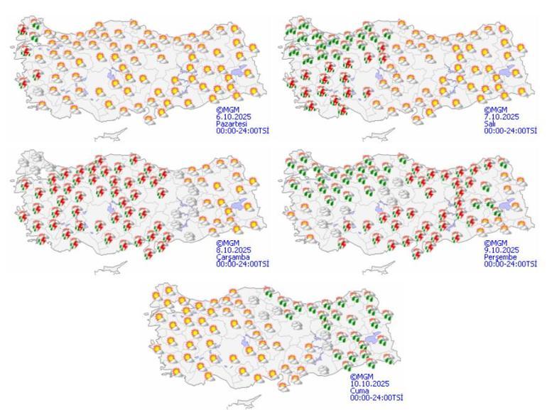 Meteoroloji yeni hafta için uyardı İstanbul, Ankara, İzmir dahil: Çok kuvvetli geliyor