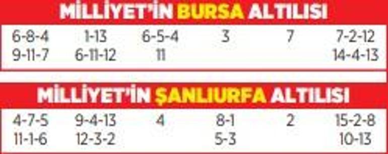 Altılı ganyanda bugün (6 Ekim)