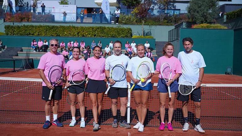 Tenis turnuvasıyla meme kanseri farkındalığı Erken teşhis hayat kurtarır