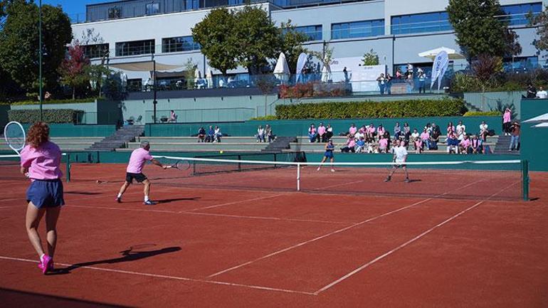 Tenis turnuvasıyla meme kanseri farkındalığı Erken teşhis hayat kurtarır