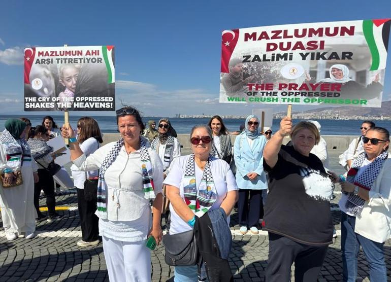 Türkiyeden Gazze için sessiz çığlık