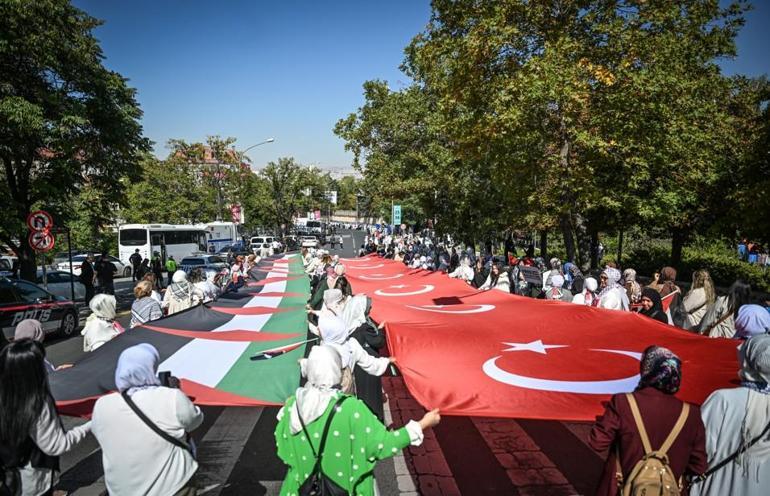 Türkiyeden Gazze için sessiz çığlık