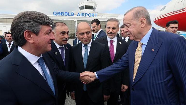 Cumhurbaşkanı Erdoğan, Azerbaycanda: Gebele şehrinde Türk Devletleri Teşkilatı 12. Zirvesi başladı