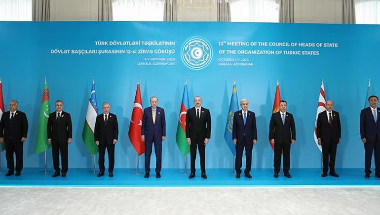 Cumhurbaşkanı Erdoğan, Azerbaycanda: Gebele şehrinde Türk Devletleri Teşkilatı 12. Zirvesi başladı