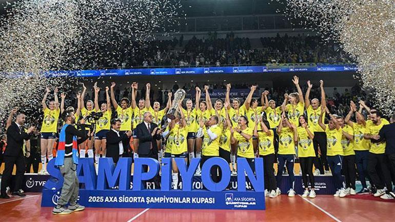 Şampiyonlar Kupasının sahibi Fenerbahçe Medicana Vakıfbank karşısında müthiş geri dönüş