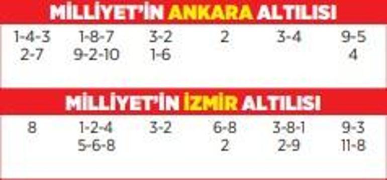 Altılı ganyanda bugün (9 Ekim)