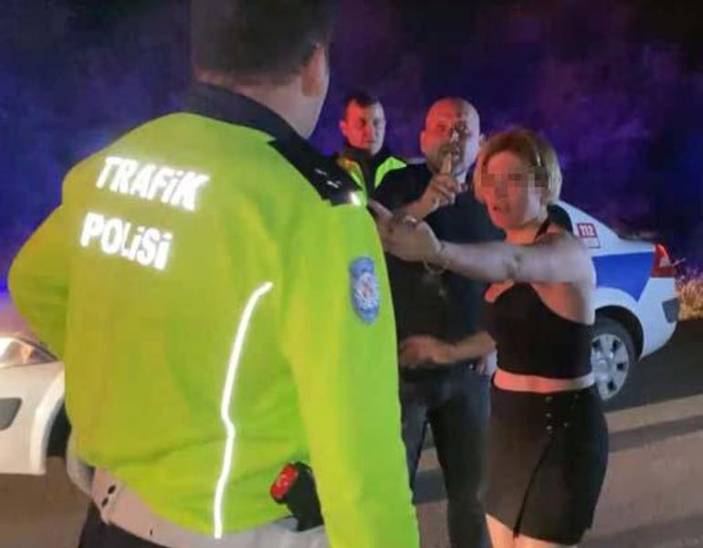 Polis durdurdu, ortalık karıştı: Babam savcı, valiyi arayacağım