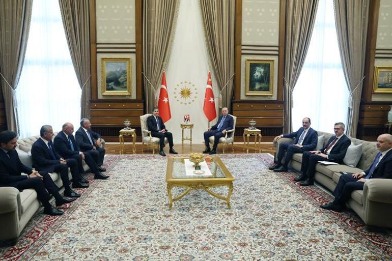 Erdoğan Nerçirvan Barzaniyi kabul etti Terörsüz Türkiye için kararlılık vurgusu
