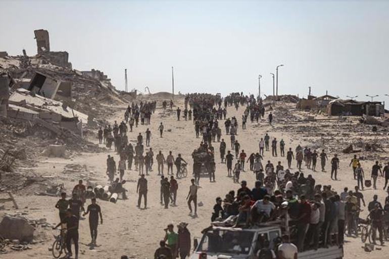 Gazzede Sarı Hat çekilmesiyle ateşkes başladı Dikkatler kritik çekilme sürecinde