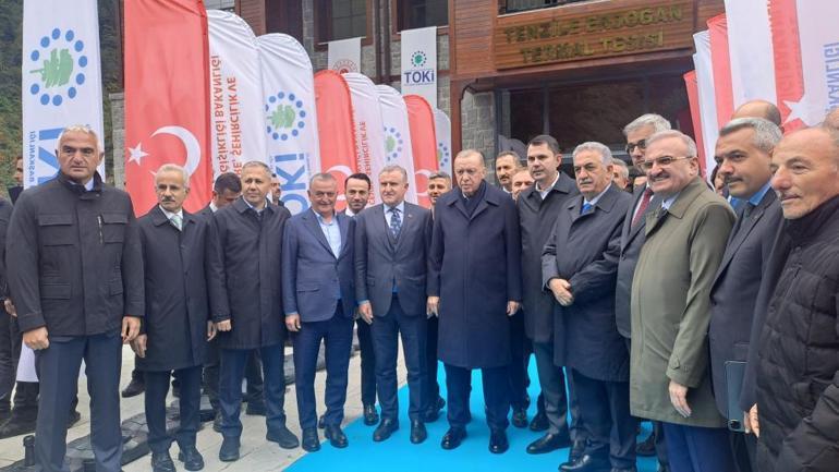 Cumhurbaşkanı Erdoğandan Ayder Yaylasına ziyaret