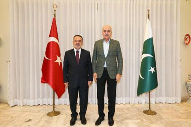 TBMM Başkanı Kurtulmuş, Türkiyenin İslamabad Büyükelçiliğini ziyaret etti
