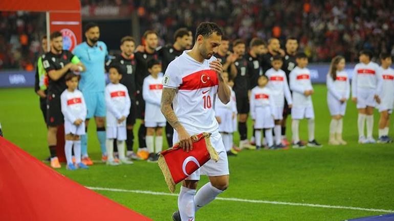 Türkiye - Gürcistan maçında anlamlı koreografi