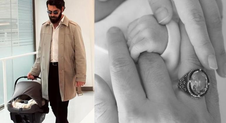 Barış Baktaş's excitement of fatherhood. New photos have arrived.