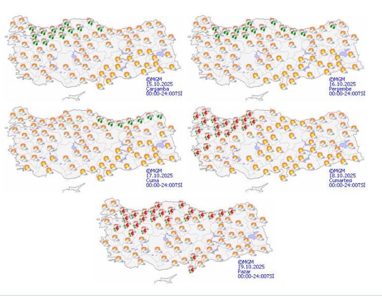 Son dakika… Meteoroloji’den yeni uyarı İstanbul dahil hafta sonuna dikkat