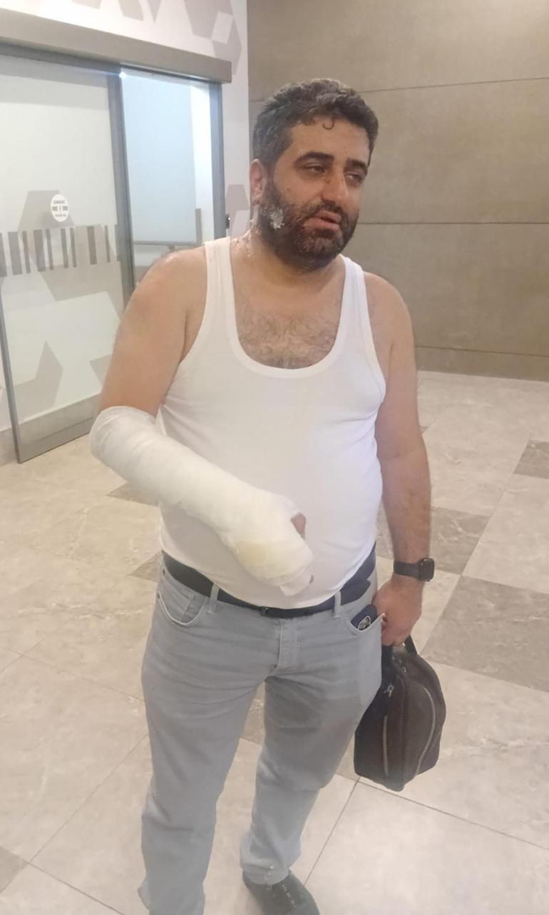 TIRın lastiği bomba gibi patladı Bu hale geldi