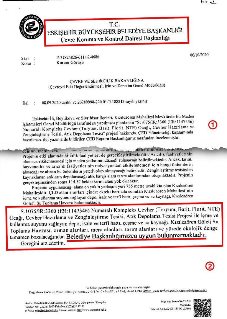 Bakan Bayraktardan Nadir Toprak Elementleri tesisi