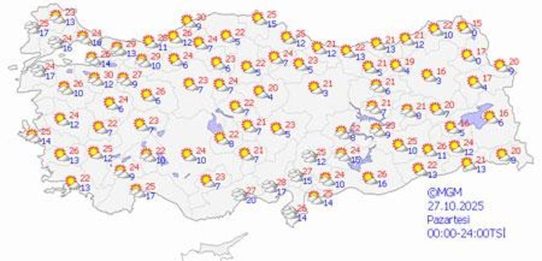 Meteoroloji saat vererek uyardı: Yarına dikkat Ani sel, su baskını, yıldırım...