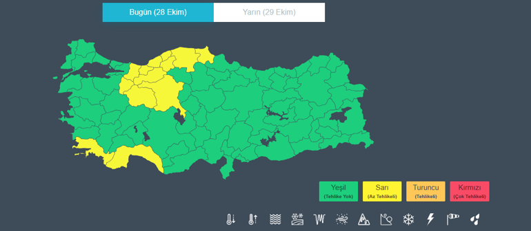 Meteoroloji bölge bölge uyardı Bu illerde yaşayanlar dikkat: 3 saat tehlikeli