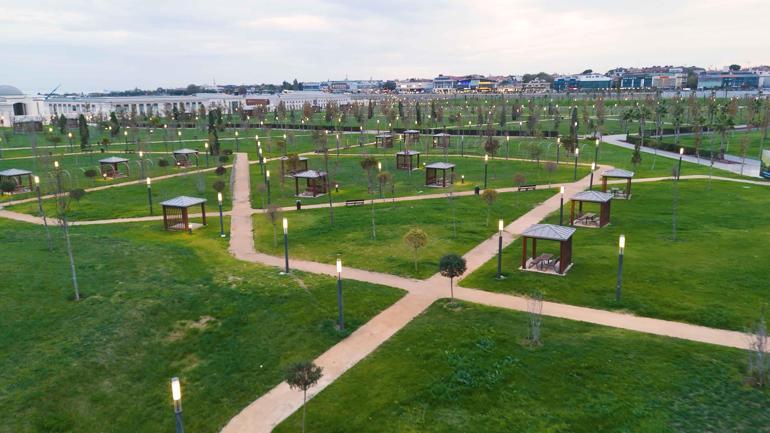 İşte Atatürk Havalimanı Millet Bahçesi İlk görüntüler geldi, yarın açılıyor